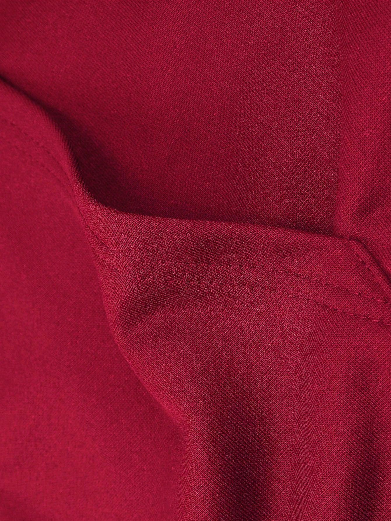 1pc Plain Red Men Jacket, Casual Sports Regular Fit Hooded Zipper Pockets Outdoor Camping Wear