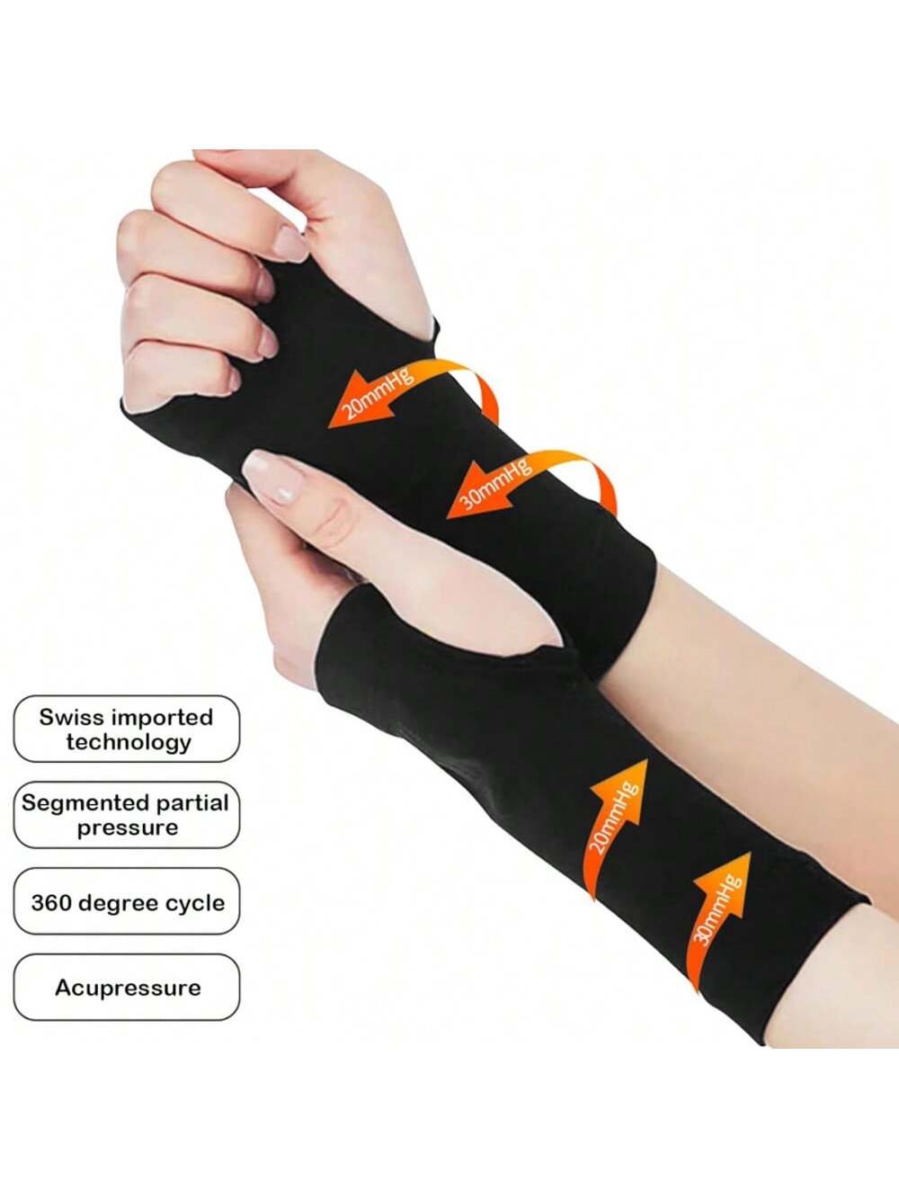 1pc Wrist Support Band, Wrist Joint Support Sleeve, Hand Palm And Wrist Compression Protector, Suitable For Sports And Daily Wear, Protect Your Wrist Joint