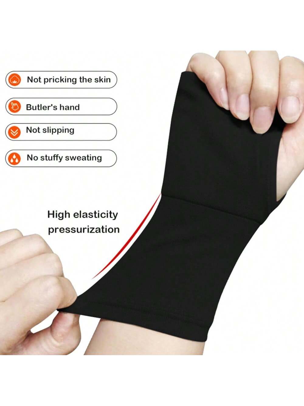 1pc Wrist Support Band, Wrist Joint Support Sleeve, Hand Palm And Wrist Compression Protector, Suitable For Sports And Daily Wear, Protect Your Wrist Joint