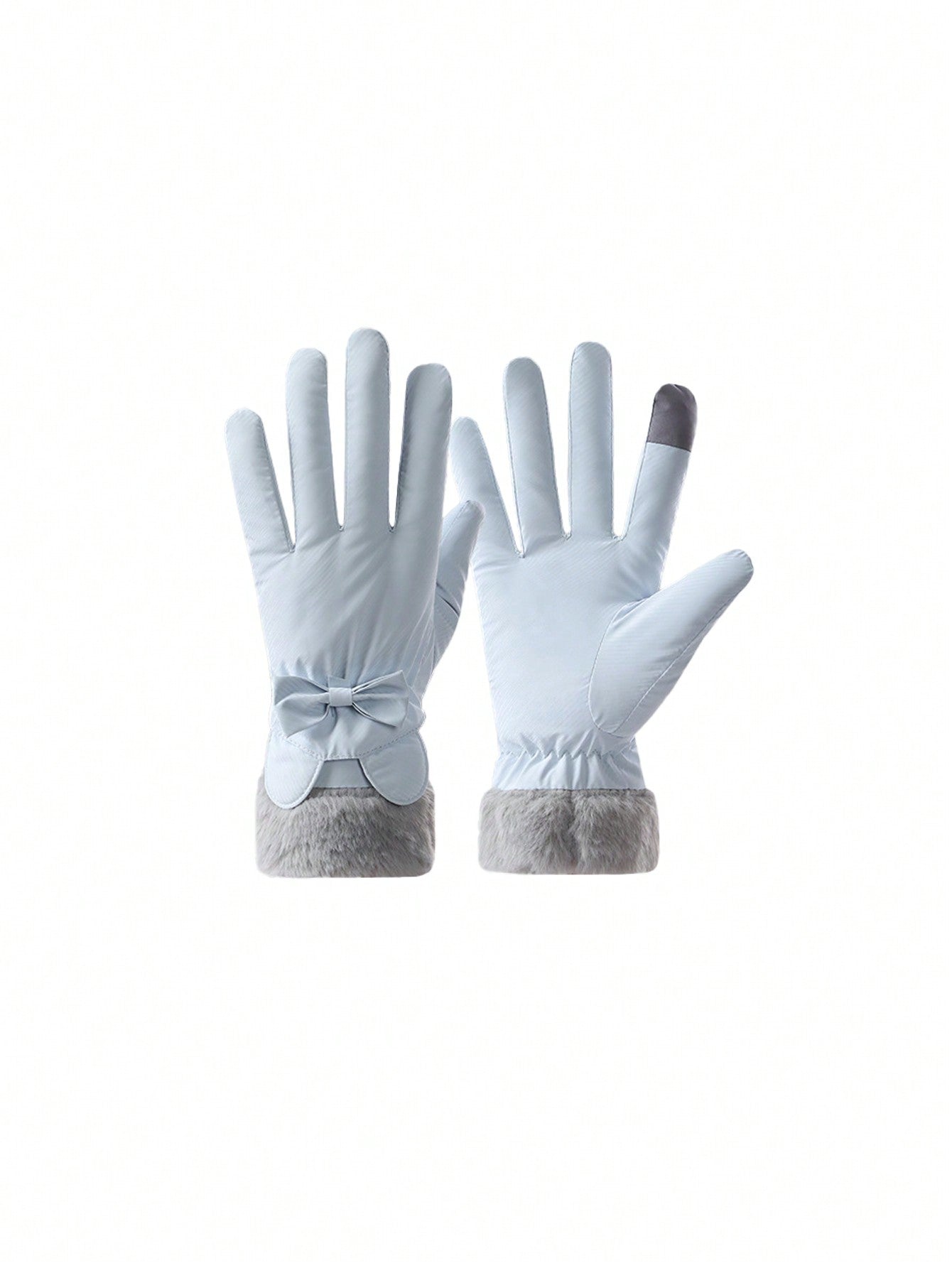 1 Pair Women Winter Warm Gloves, Waterproof