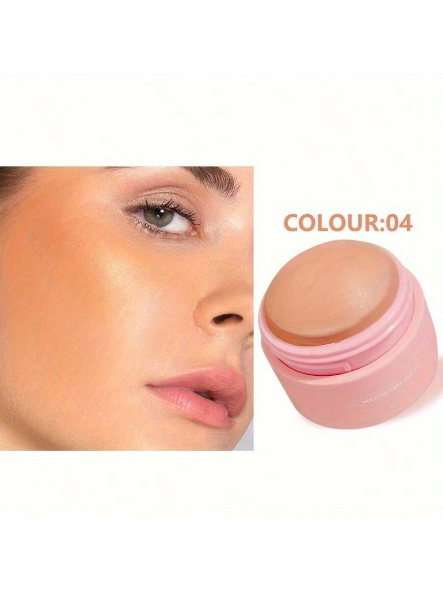 Blush Ball Peach Powder Blush Monochrome Matte Spray Instant Makeup, Suitable For Any Crowd To Enhance Complexion And Make Skin Look Flawless