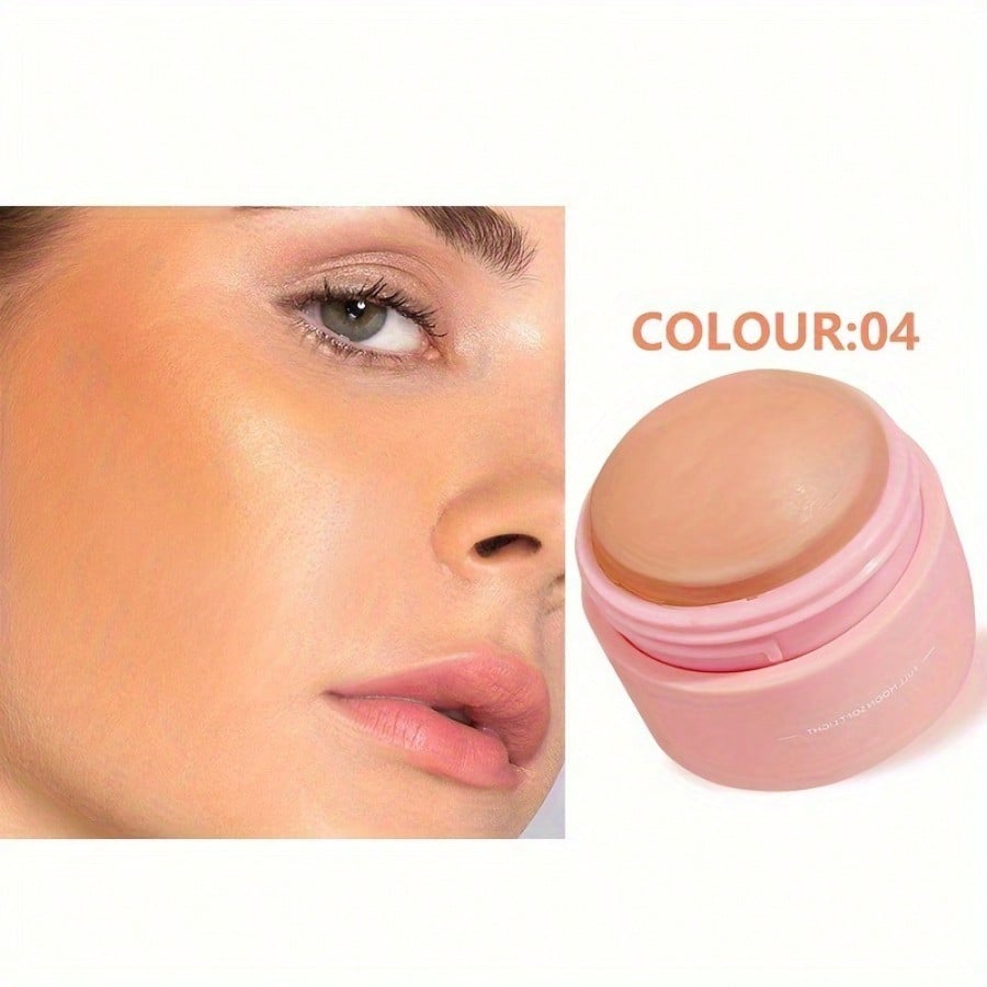 Blush Ball Peach Powder Blush Monochrome Matte Spray Instant Makeup, Suitable For Any Crowd To Enhance Complexion And Make Skin Look Flawless