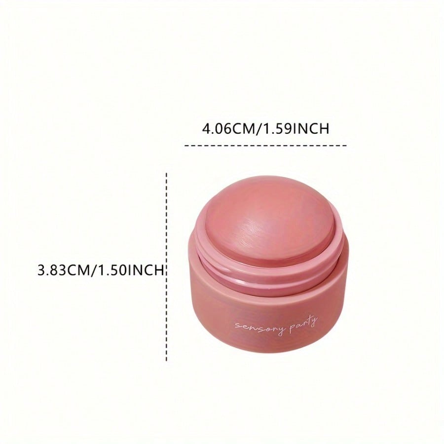 Blush Ball Peach Powder Blush Monochrome Matte Spray Instant Makeup, Suitable For Any Crowd To Enhance Complexion And Make Skin Look Flawless