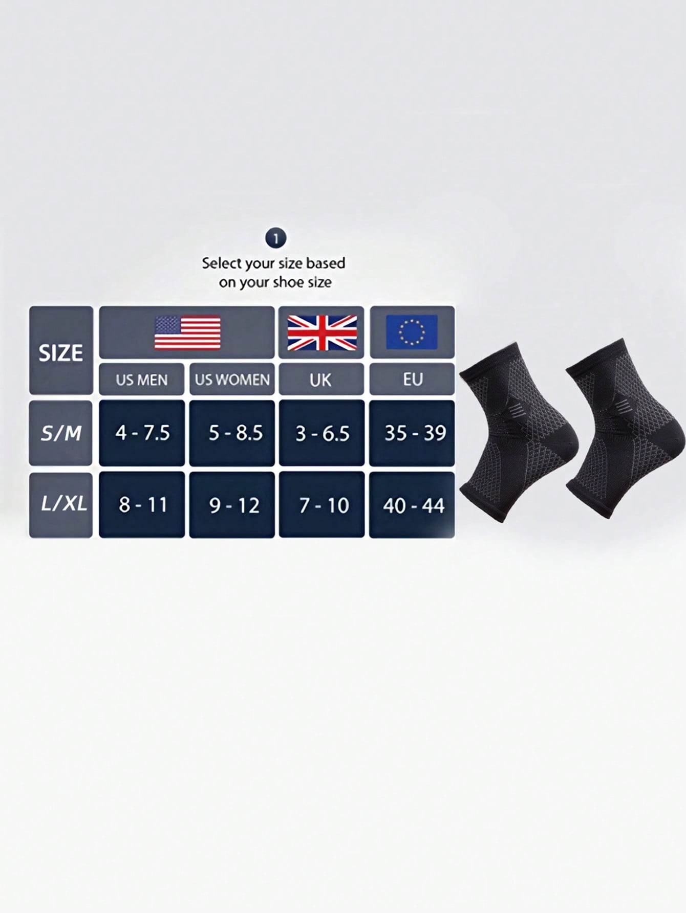 1 Pair Ankle Compression Socks, Breathable Toe-Less Design With Arch Support, For Men And Women, Suitable For Running Fitness Sports