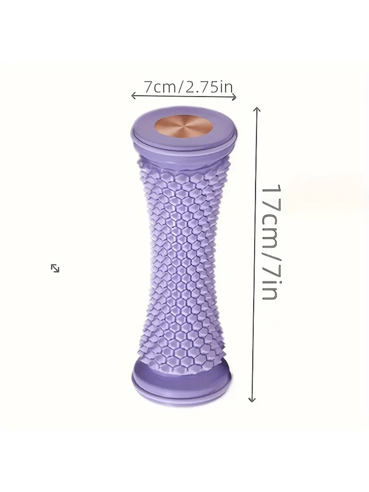 1pc Yoga Massage Ball Foot Roller, Fascia Muscle Tissues Relax Massager, Multi-Function Foot Massage Wheel