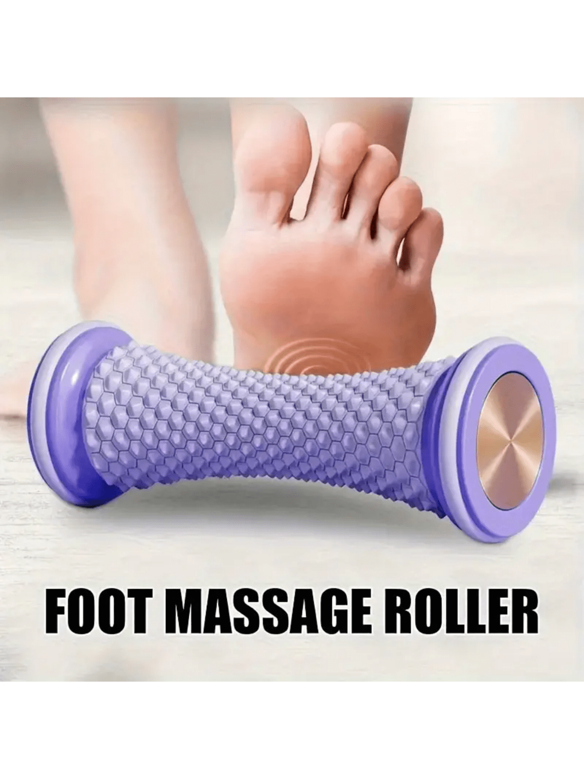 1pc Yoga Massage Ball Foot Roller, Fascia Muscle Tissues Relax Massager, Multi-Function Foot Massage Wheel