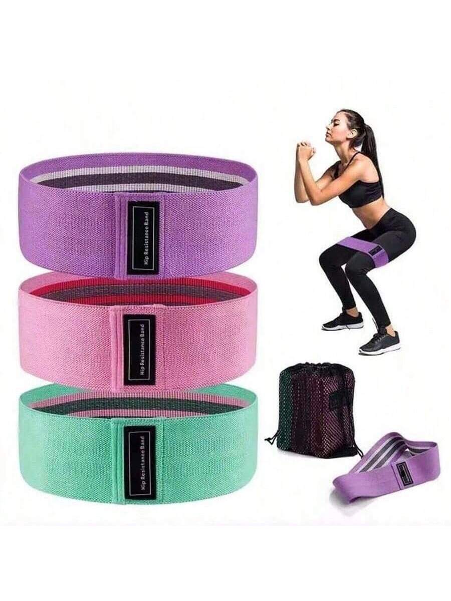 Resistance Bands For Working Out, 3 Levels Exercise Bands Workout Bands Set For Women Men, Hip Legs Booty Bands For Home Fitness, Gym, Yoga, Pilates