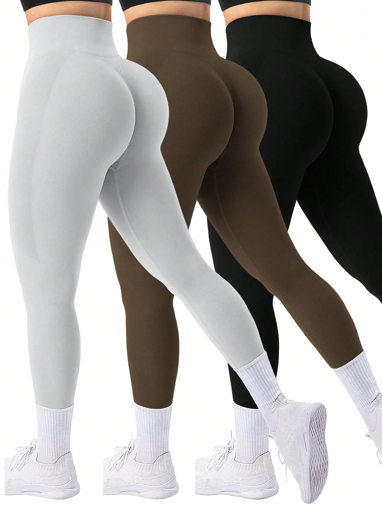 SHEIN Sport Seamluxe Seamless Highly Elastic Sports Leggings