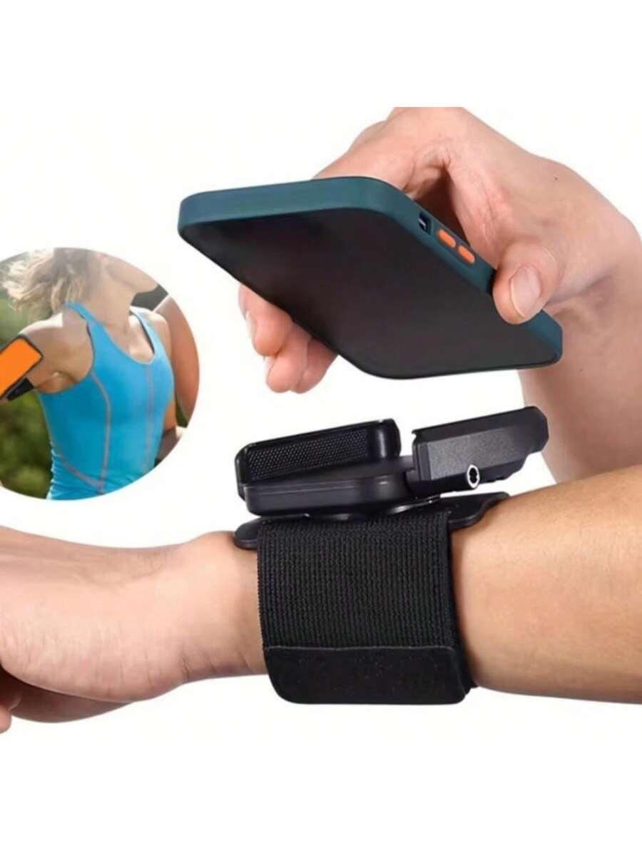 360° Rotatable Arm Wrist Phone Holder, Smart Phone Wristband Stand, Suitable For Sports, Hiking, Cycling, Walking, Running, Unisex Wrist Band