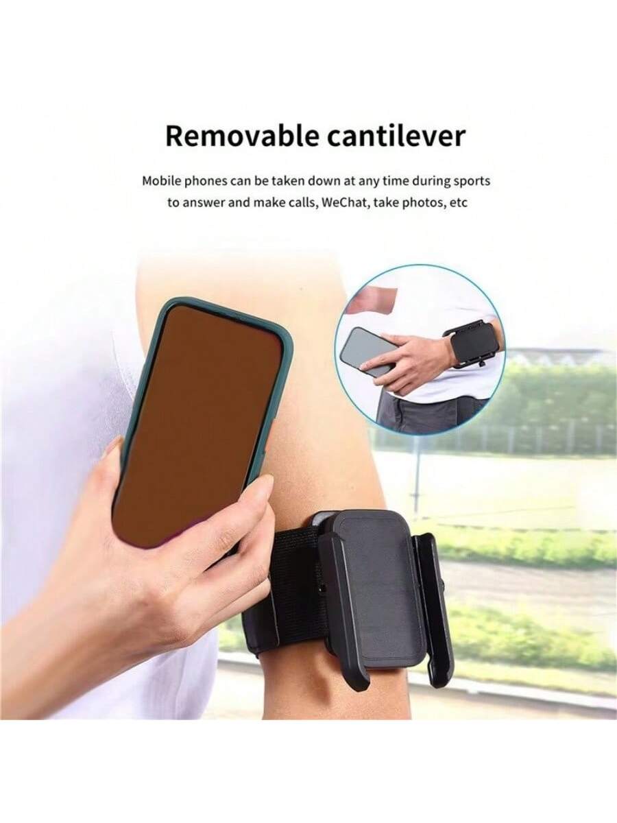 360° Rotatable Arm Wrist Phone Holder, Smart Phone Wristband Stand, Suitable For Sports, Hiking, Cycling, Walking, Running, Unisex Wrist Band