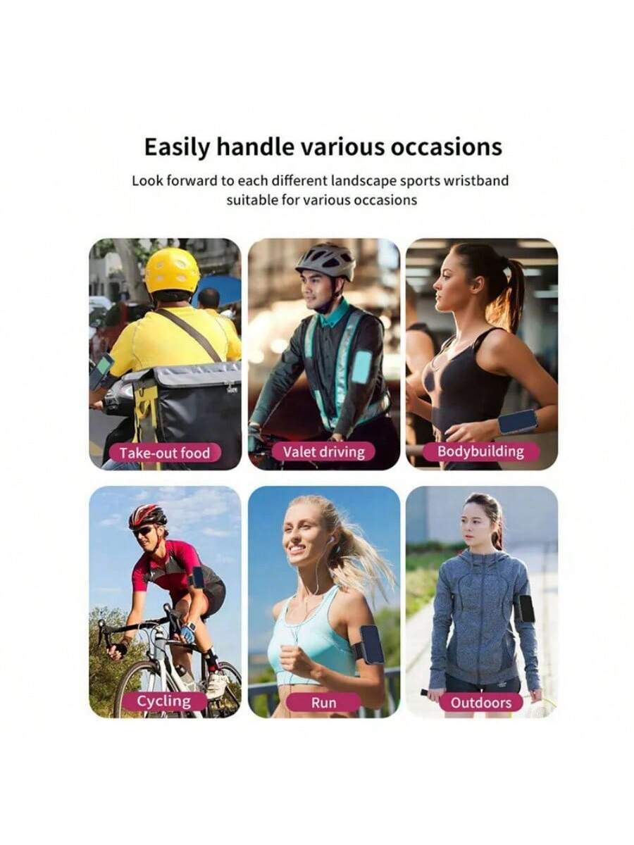 360° Rotatable Arm Wrist Phone Holder, Smart Phone Wristband Stand, Suitable For Sports, Hiking, Cycling, Walking, Running, Unisex Wrist Band