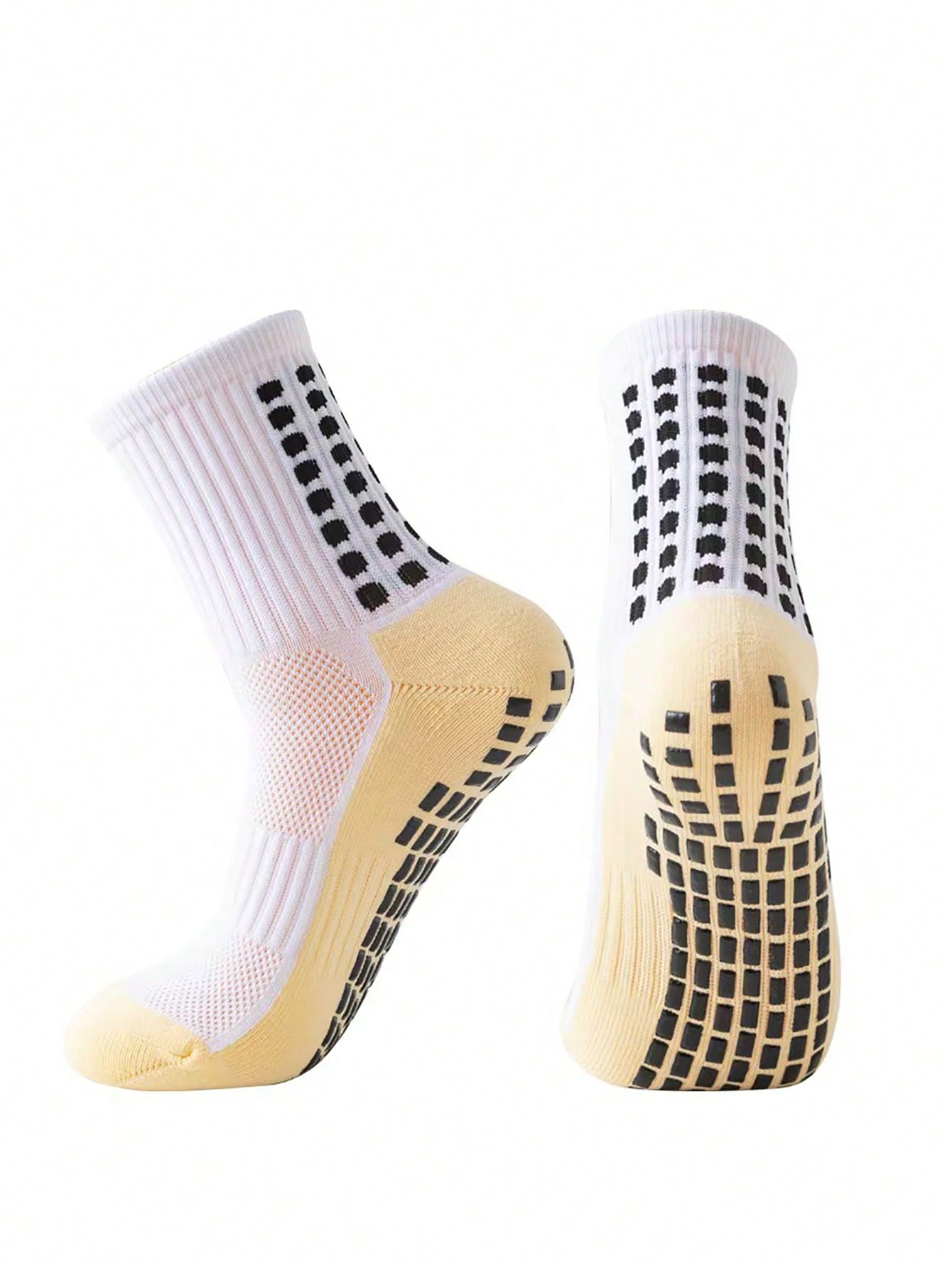 2 Pairs And 1 Pair Of The Most Comfortable Sports Leg Socks, Breathable And Non Slip Silicone Grip, Suitable For Football And Basketball Sports. Suitable For High-Performance Outdoor Sports