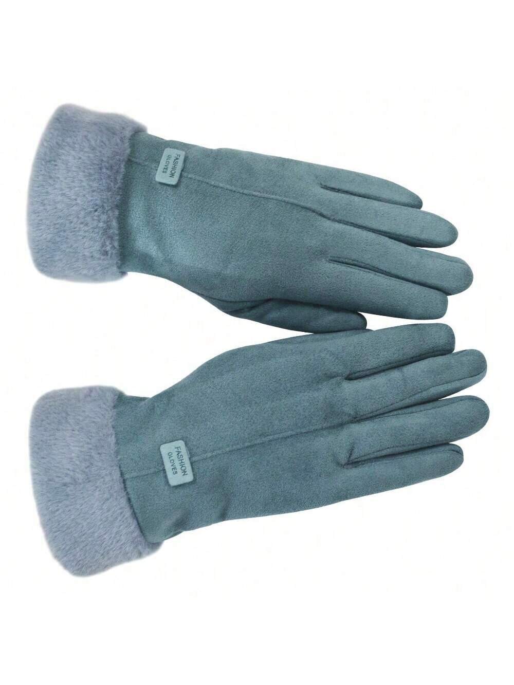 Winter New Women's Warm Fleece Lined Gloves, Windproof Cycling Driving Touchscreen Gloves For Cold Weather Halloween Accessories Winter Gloves