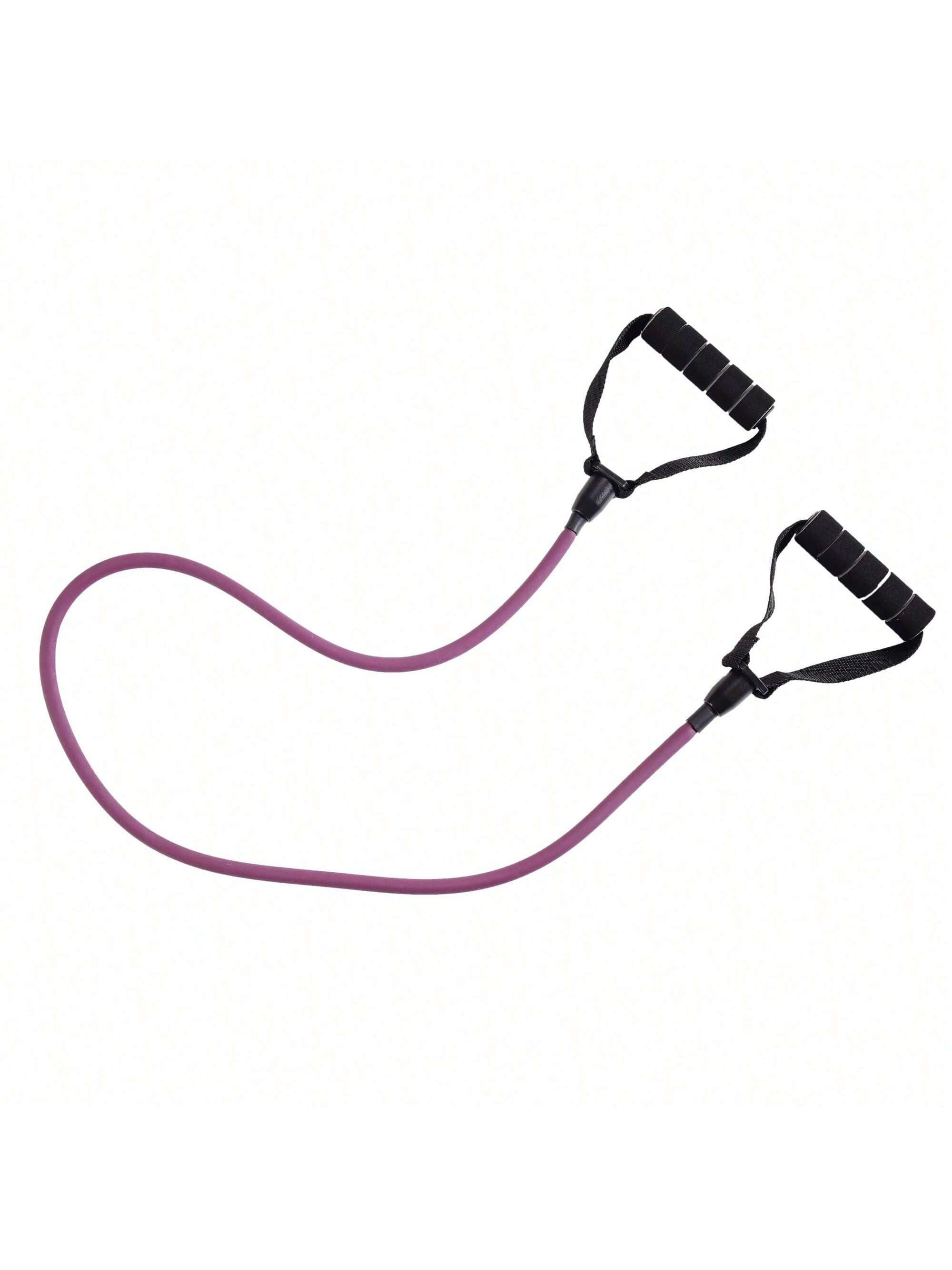 Athletic Works Resistance Tube Exercise Band, Medium Resistance, Purple