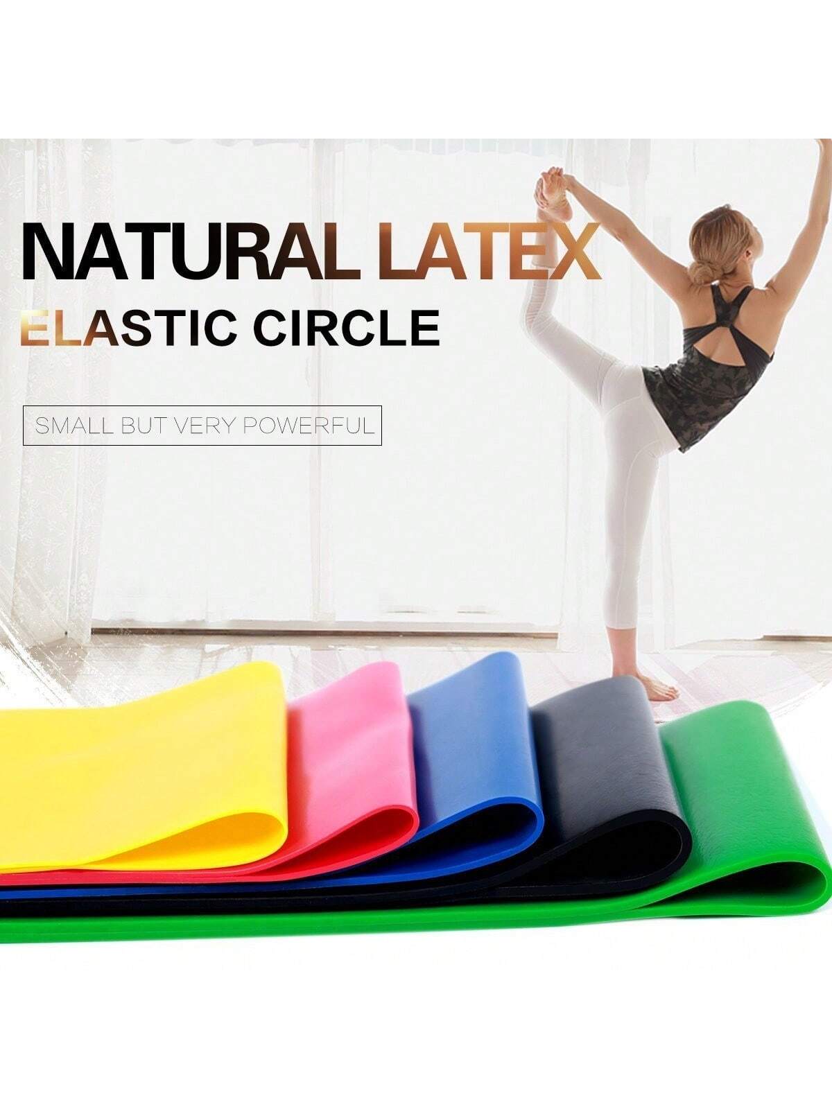 1PC 20Pound Latex Resistance Band Yoga Butt Lift Fitness Resistance Ring Tension Ring Latex Elastic Band