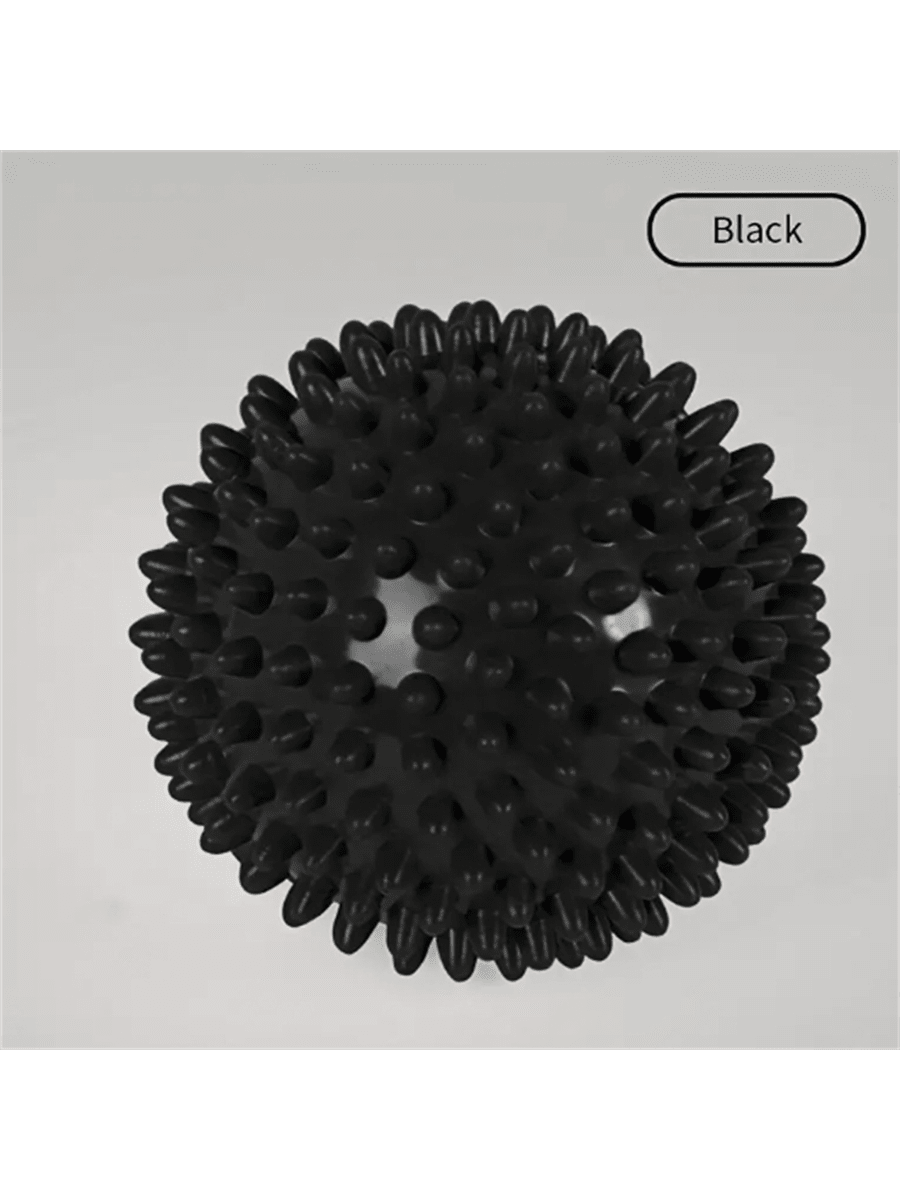 1pc Christmas Yoga Massage Ball Muscle Roller Ball For Back, Shoulder And Foot Relaxation, Spiky Ball