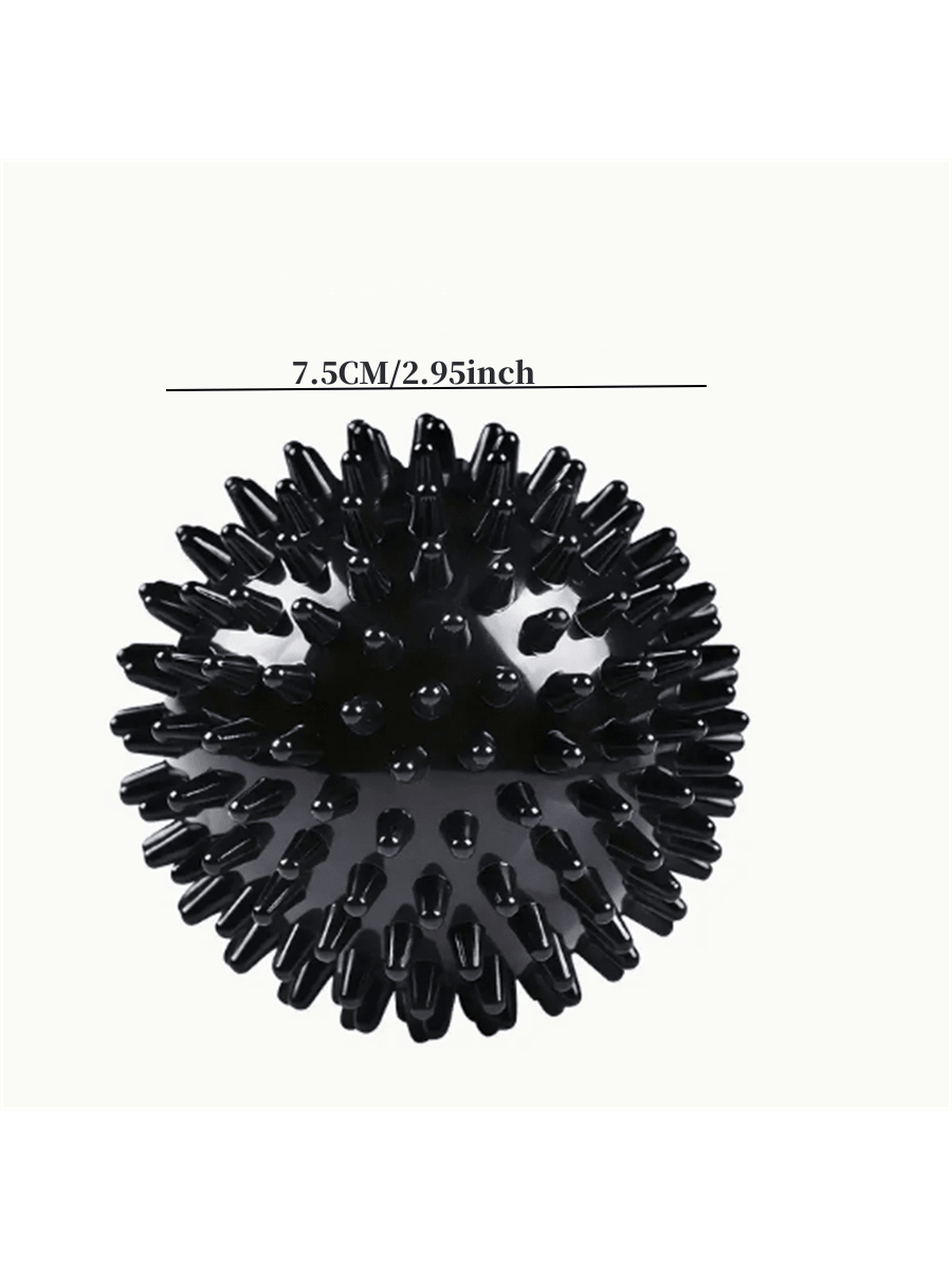 1pc Christmas Yoga Massage Ball Muscle Roller Ball For Back, Shoulder And Foot Relaxation, Spiky Ball