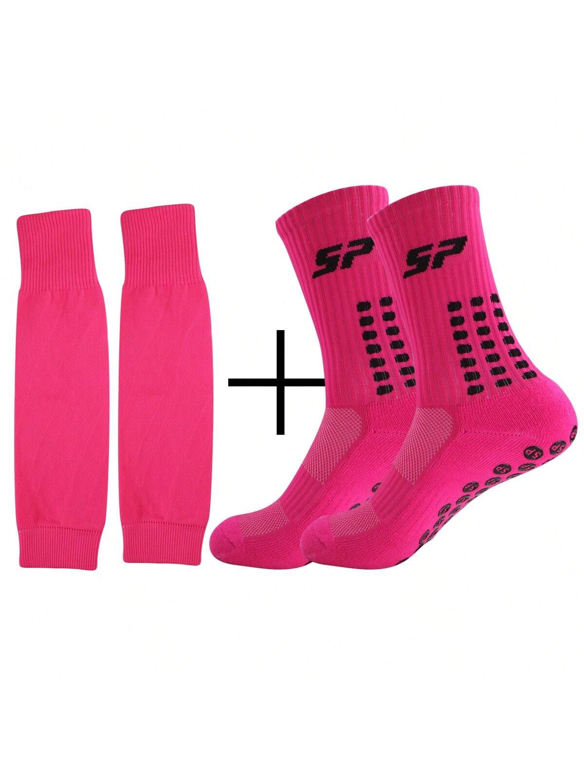 1set Football Socks, Adhesive Ankle Bands, Basketball Socks, Soccer Shin Guards