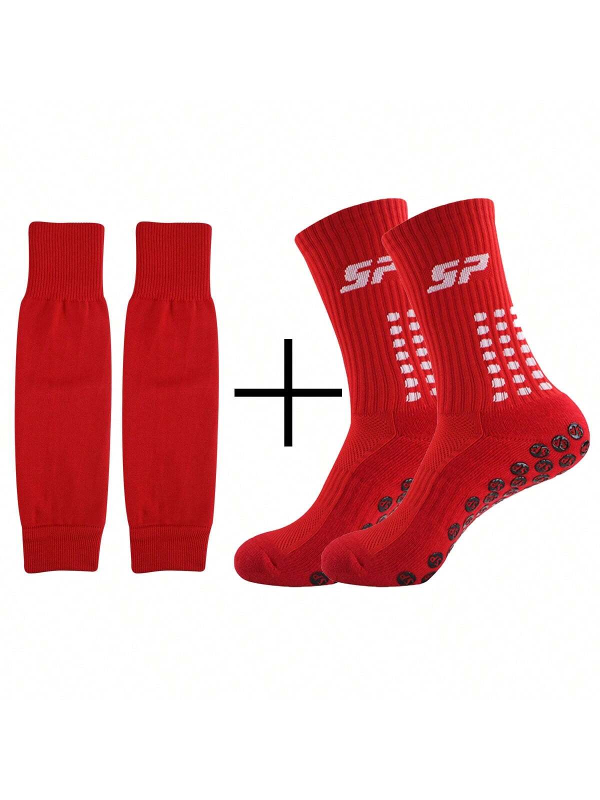 1set Football Socks, Adhesive Ankle Bands, Basketball Socks, Soccer Shin Guards