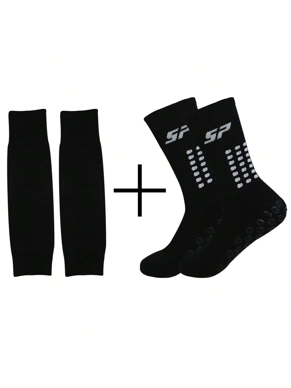 1set Football Socks, Adhesive Ankle Bands, Basketball Socks, Soccer Shin Guards