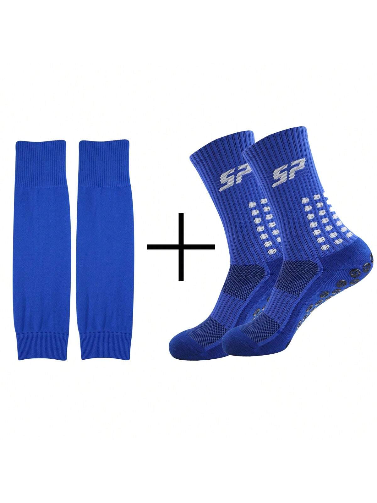 1set Football Socks, Adhesive Ankle Bands, Basketball Socks, Soccer Shin Guards