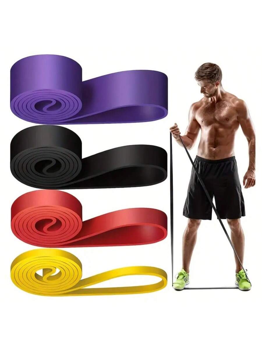 1pc Fitness Elastic Band For Strength Training, Yoga, Stretching, Portable