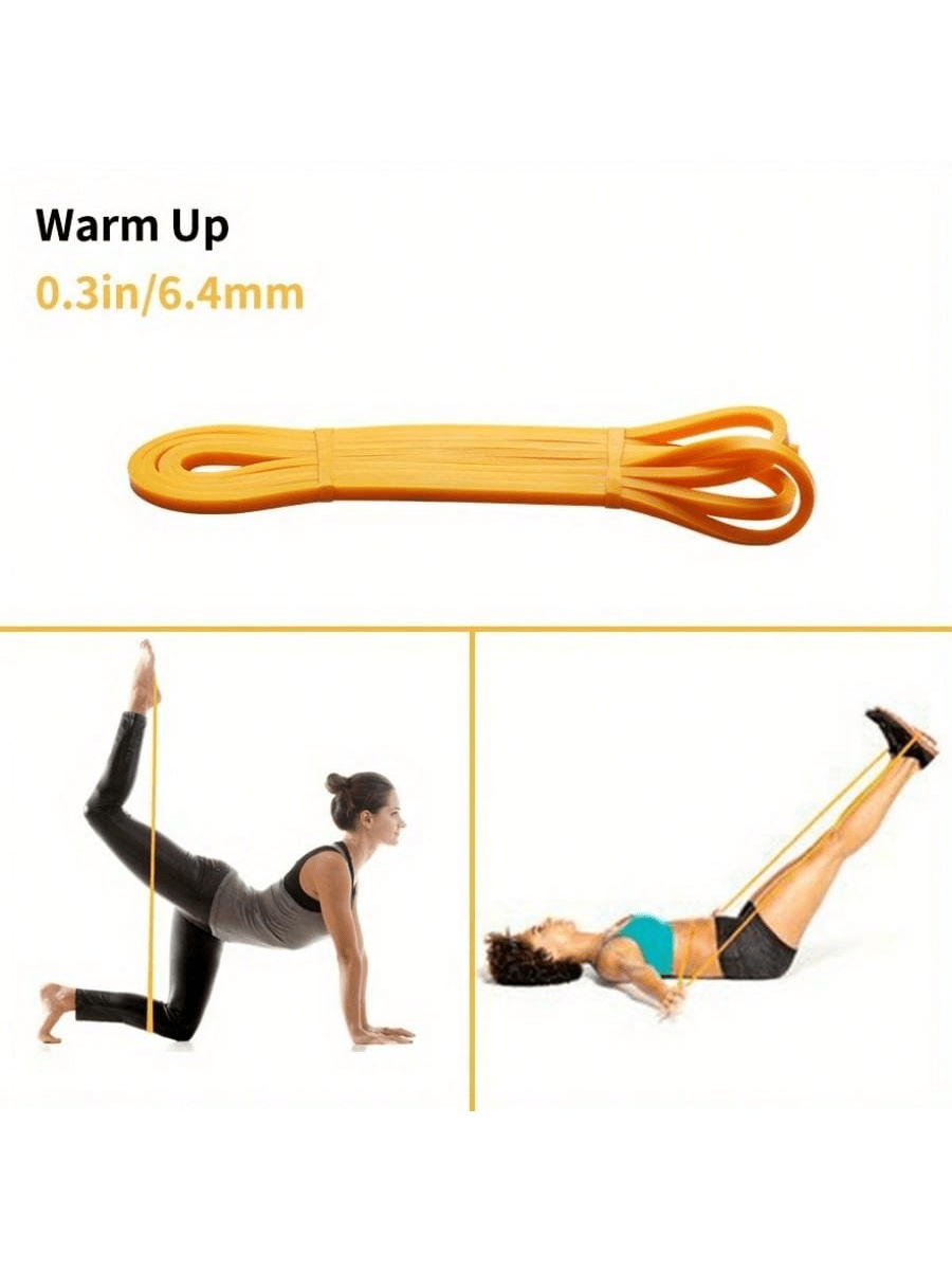 1pc Fitness Elastic Band For Strength Training, Yoga, Stretching, Portable