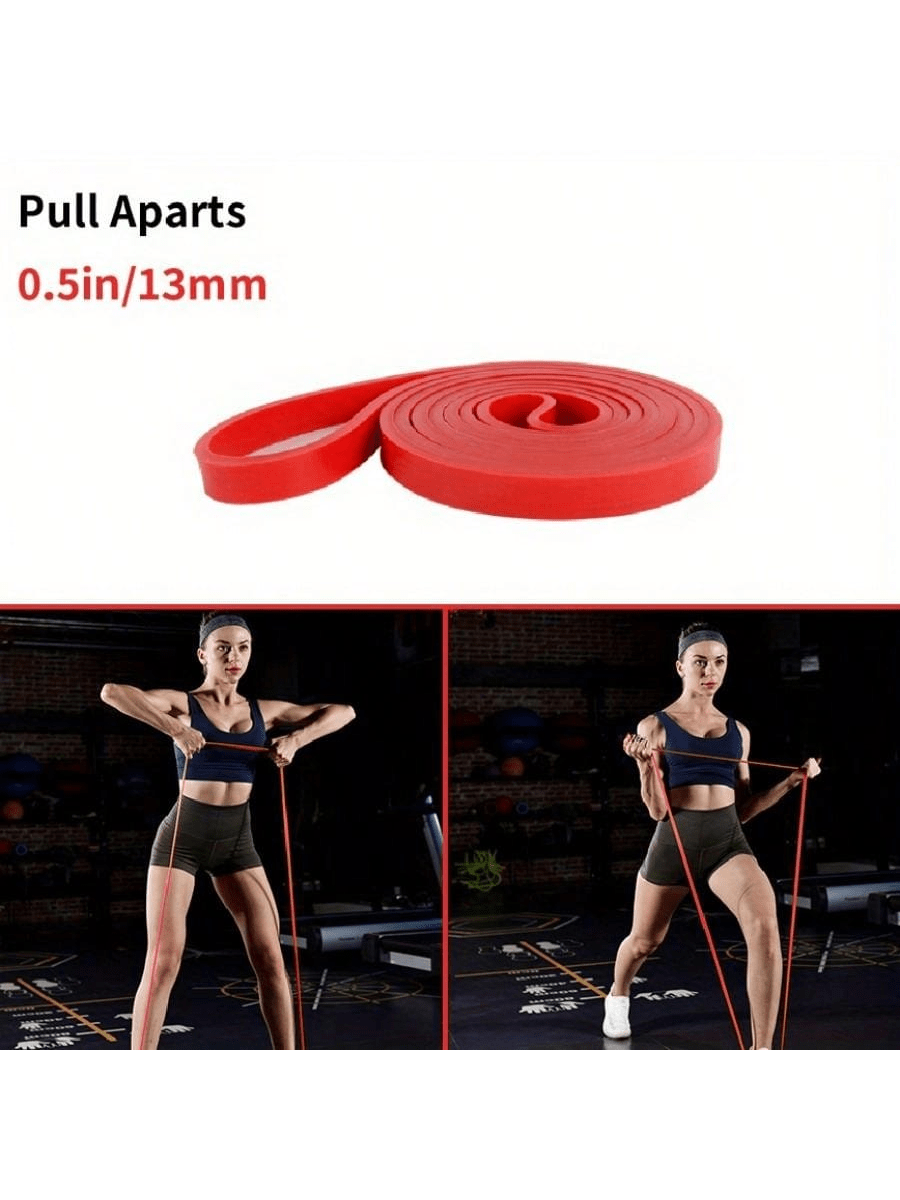 1pc Fitness Elastic Band For Strength Training, Yoga, Stretching, Portable