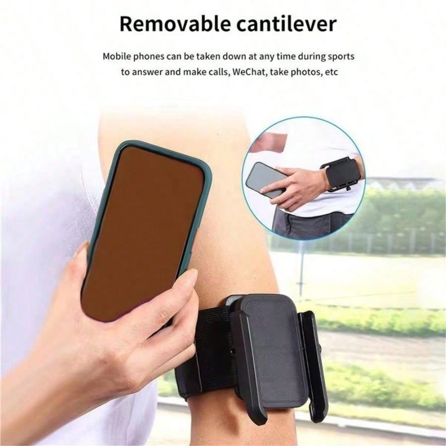 360° Rotatable Arm Wrist Phone Holder, Smart Phone Wristband Stand, Suitable For Sports, Hiking, Cycling, Walking, Running, Unisex Wrist Band