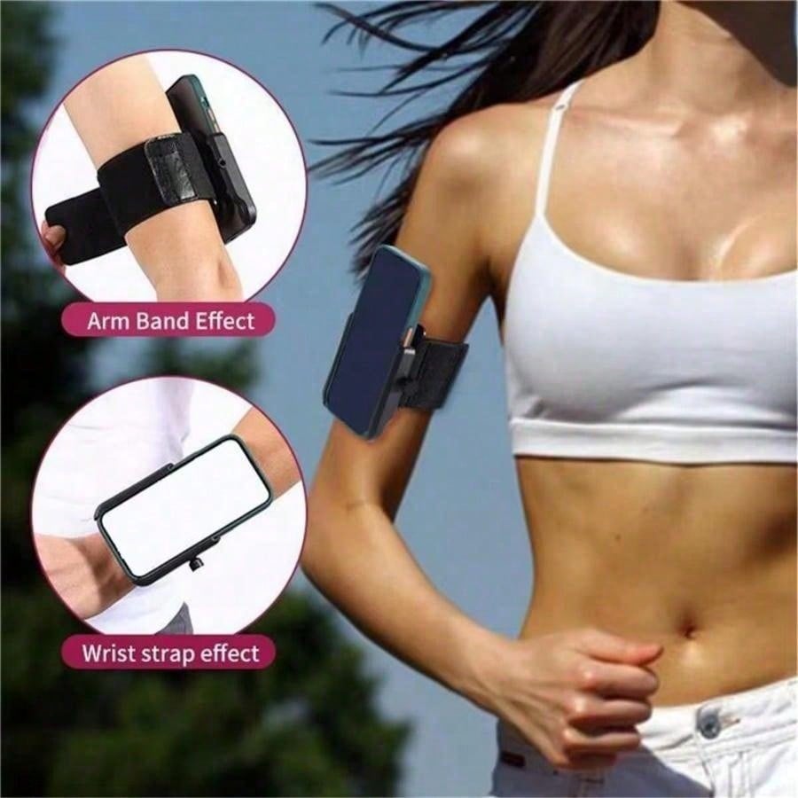 360° Rotatable Arm Wrist Phone Holder, Smart Phone Wristband Stand, Suitable For Sports, Hiking, Cycling, Walking, Running, Unisex Wrist Band