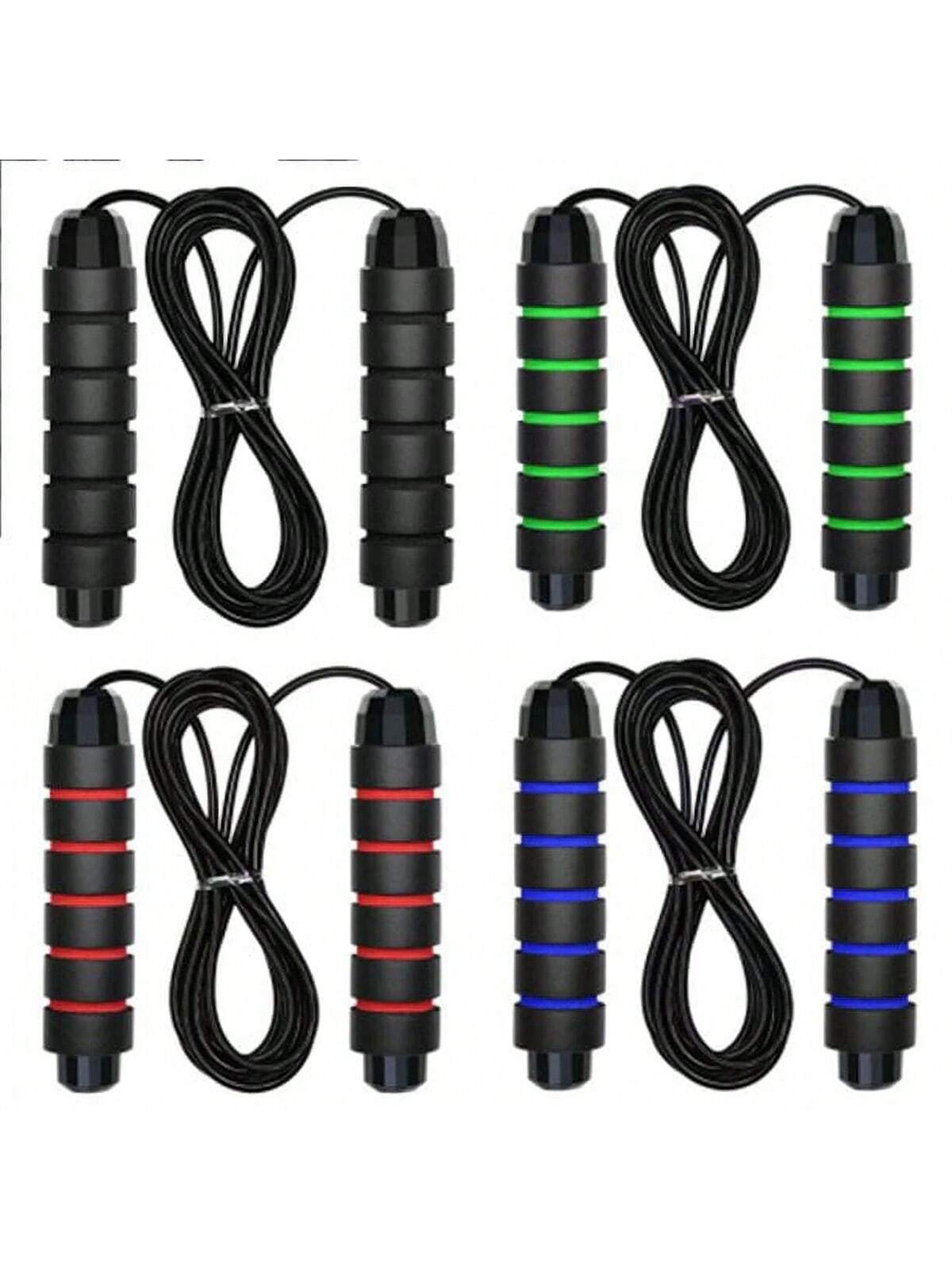 1Pc Skipping Rope With Rapid Speed Adjustable Jump Rope Cable And Memory Foam Handles Ideal For Aerobic Exercise Like Speed Training, Extreme Jumping, Endurance Training And Gym