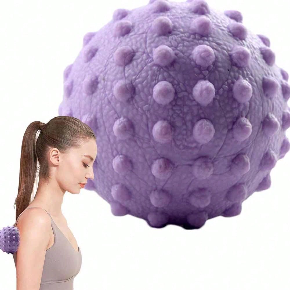 2 Piece Set Massage Ball Leg Plantar Relaxation Massager Handheld Tpe Fascia Ball Peanut Ball Massage Roller Meridian Fascia Ball Solid Massage Ball Relaxation Acupoint Rolling Ball Foot Leg Massager