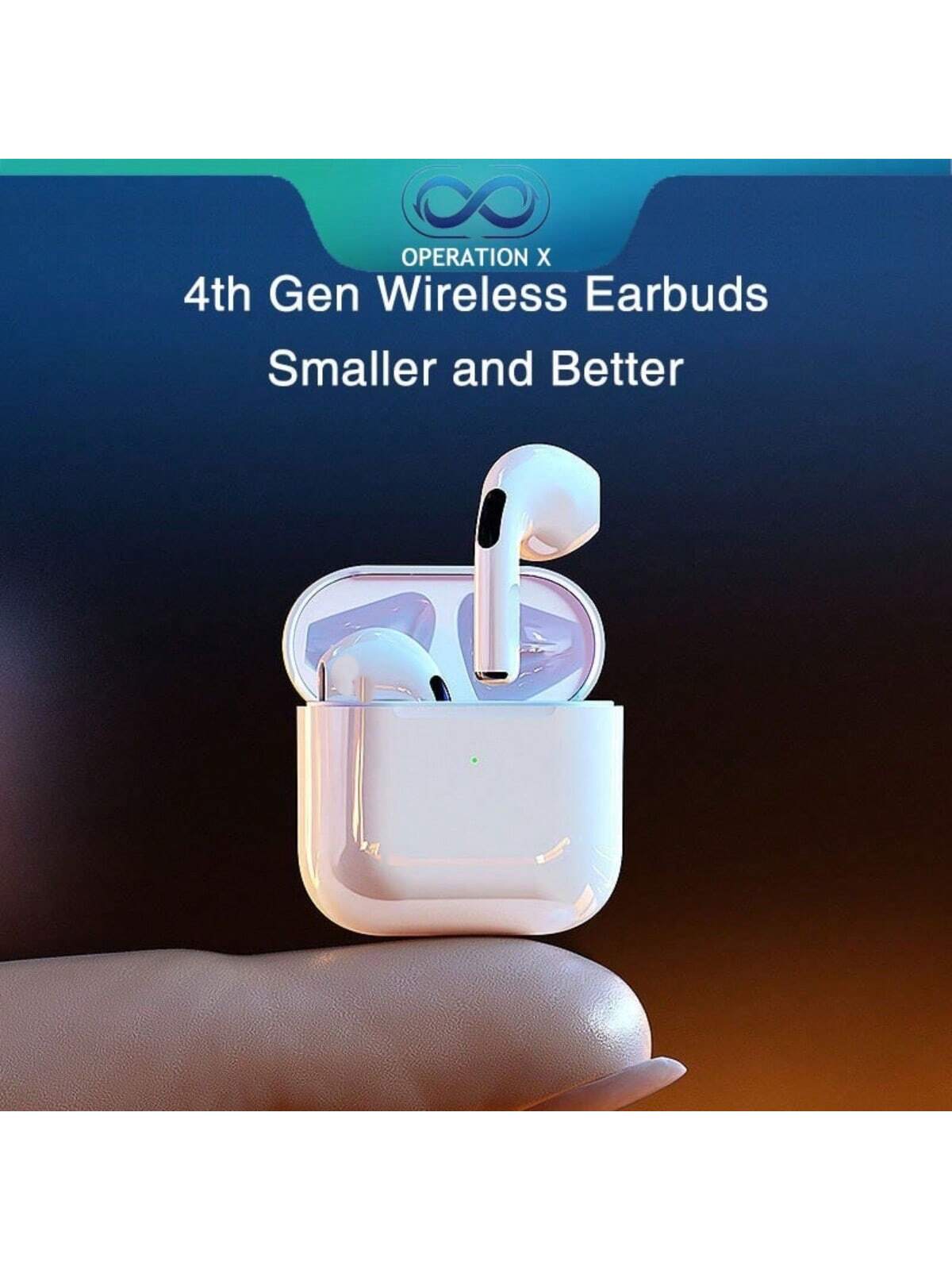 Pro-4 TWS Wireless Earphones Pro 4 Bluetooth Headphone Earbuds For Android And Smart Phone InPods