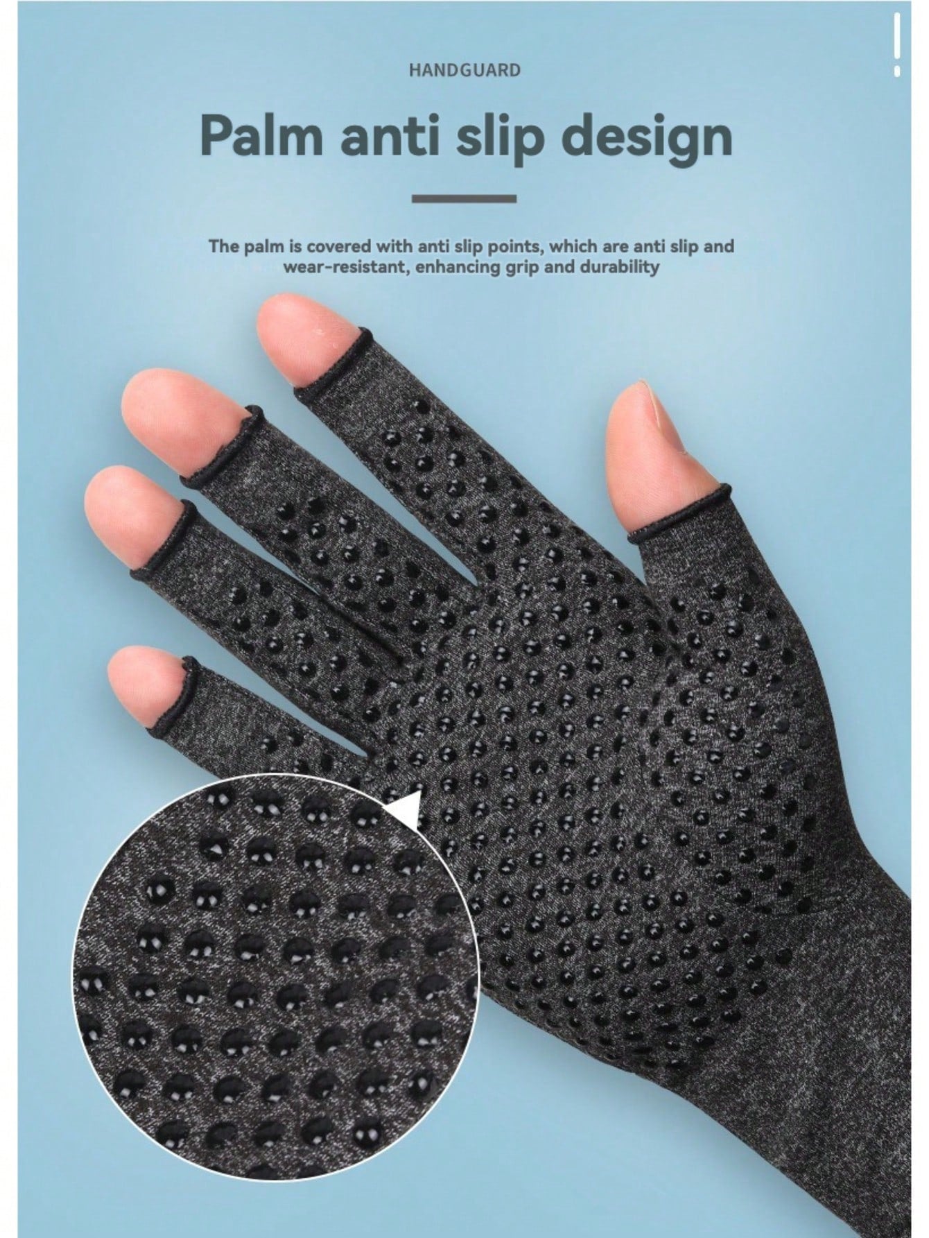 Half Finger Outdoor Compression Gloves For Cycling Joints Care Recovery Workout Sports Fitness