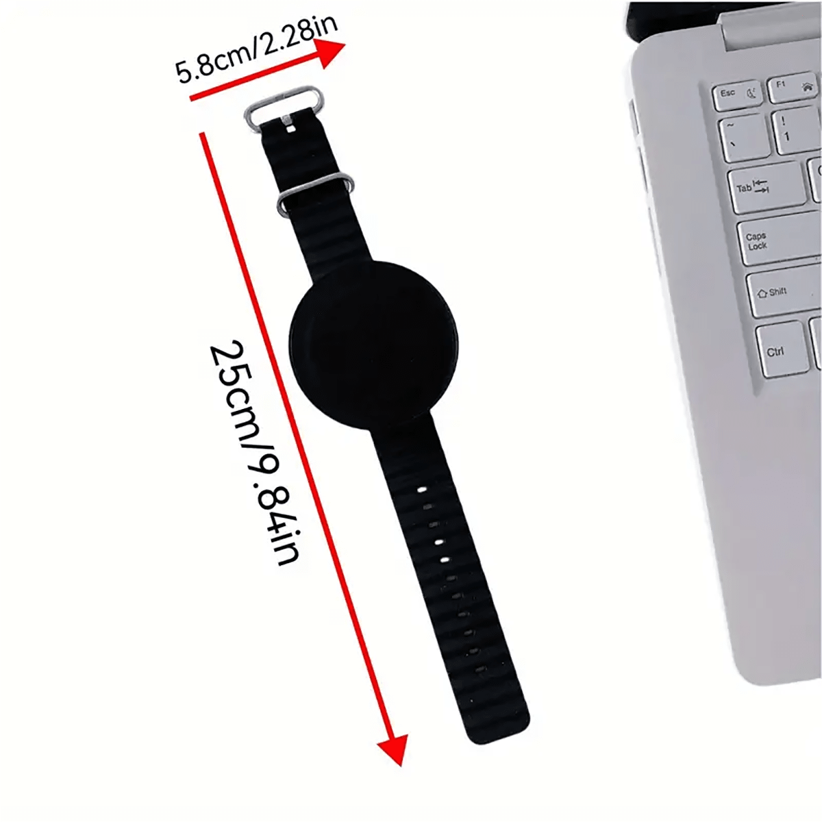 Magnetic Wristband Phone Holder - Durable Plastic Hands-Free Mobile Stand With Magnet Attraction Ring, Washable Operation, Includes Anti-Lost Lanyard