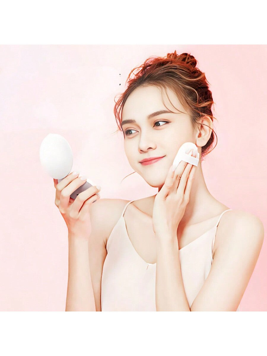 Round Compact Magnifying Mirror Rechargeable 1x/2x Magnification Travel Mirror With Light Small Makeup Mirror Pocket Mirror For Purse Handbag Handheld 2-Sided Mirror Dimmable Girls Xmast New Year Gifts