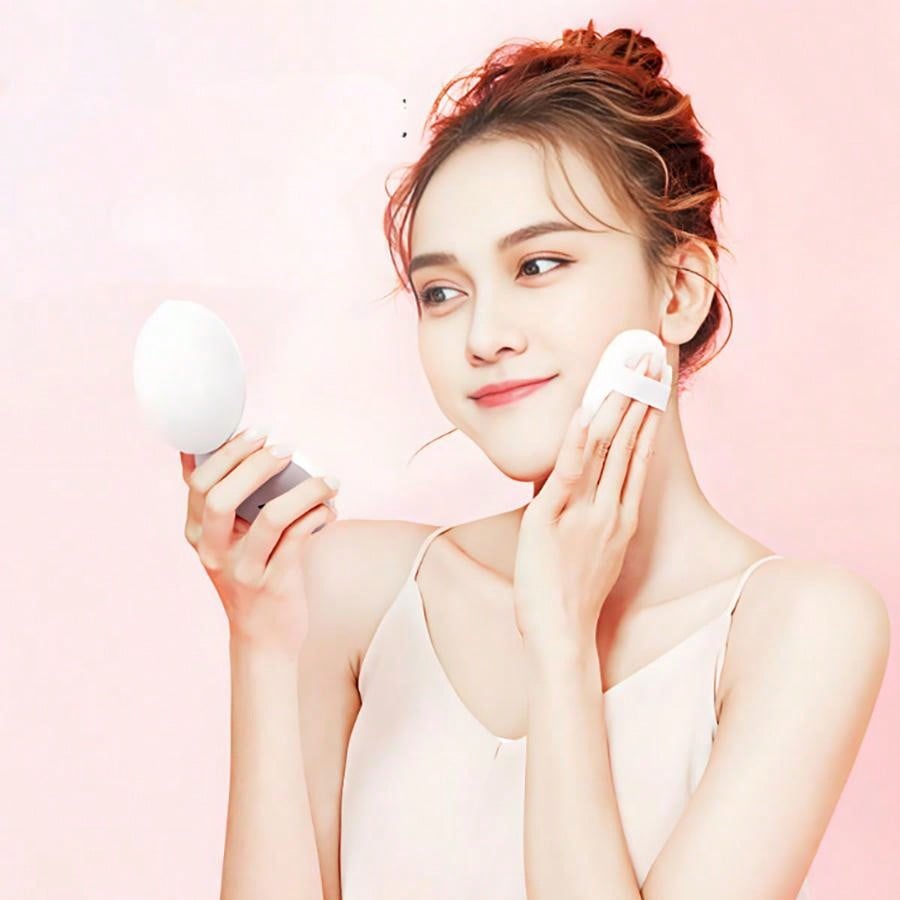 Round Compact Magnifying Mirror Rechargeable 1x/2x Magnification Travel Mirror With Light Small Makeup Mirror Pocket Mirror For Purse Handbag Handheld 2-Sided Mirror Dimmable Girls Xmast New Year Gifts
