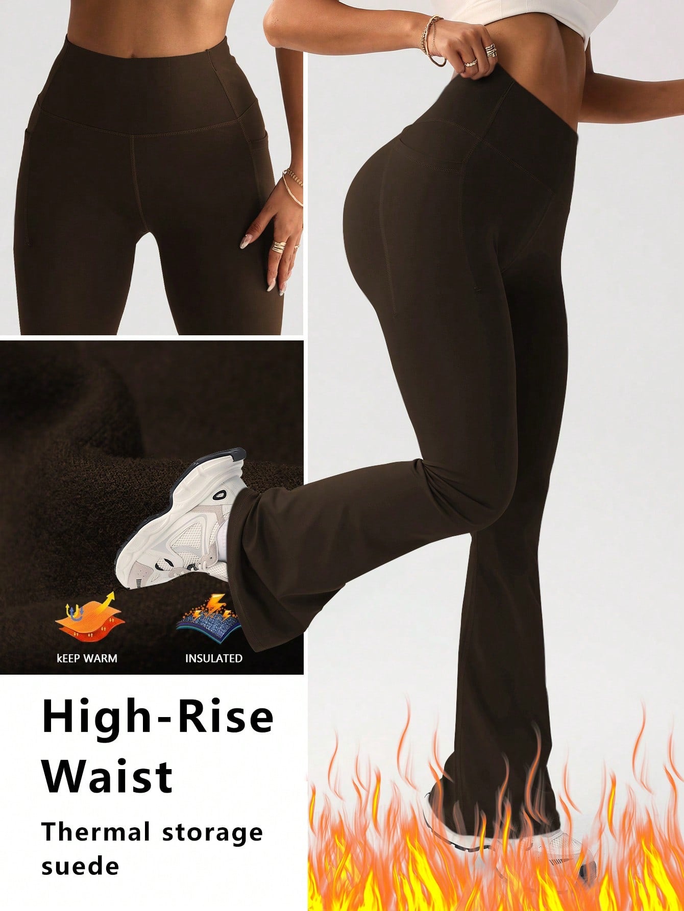 Loose Comfortable Fashionable Lifting Design Sexy Wide Leg Yoga Pants With Hidden Pockets For Workout