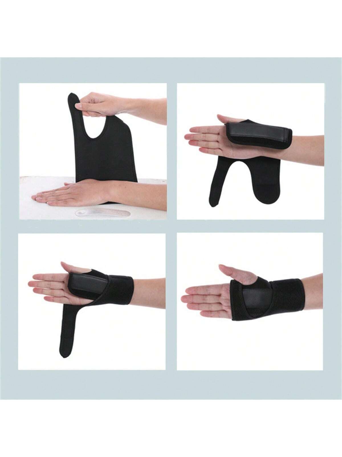 1pc Detachable Steel Plate Wrist Support Adult Breathable Wrist Fixed Sports Protective Gear