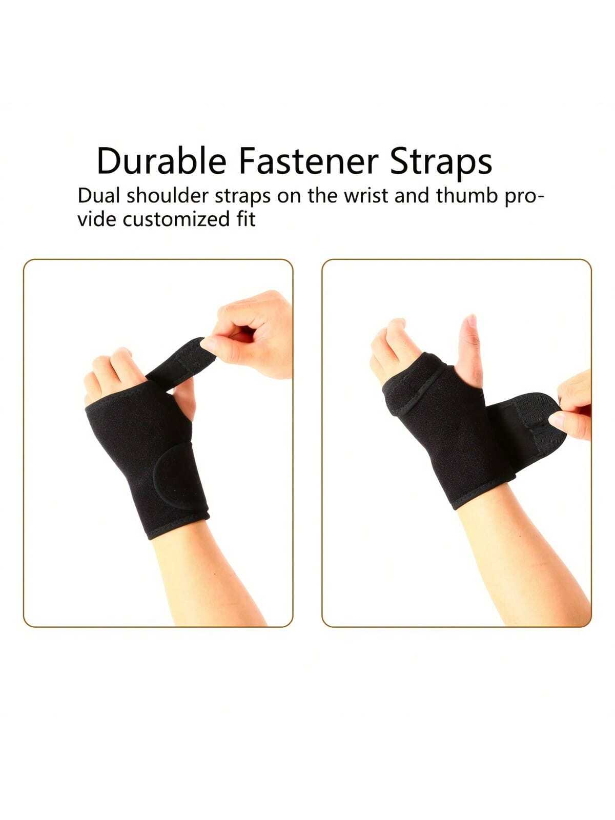 1pc Detachable Steel Plate Wrist Support Adult Breathable Wrist Fixed Sports Protective Gear