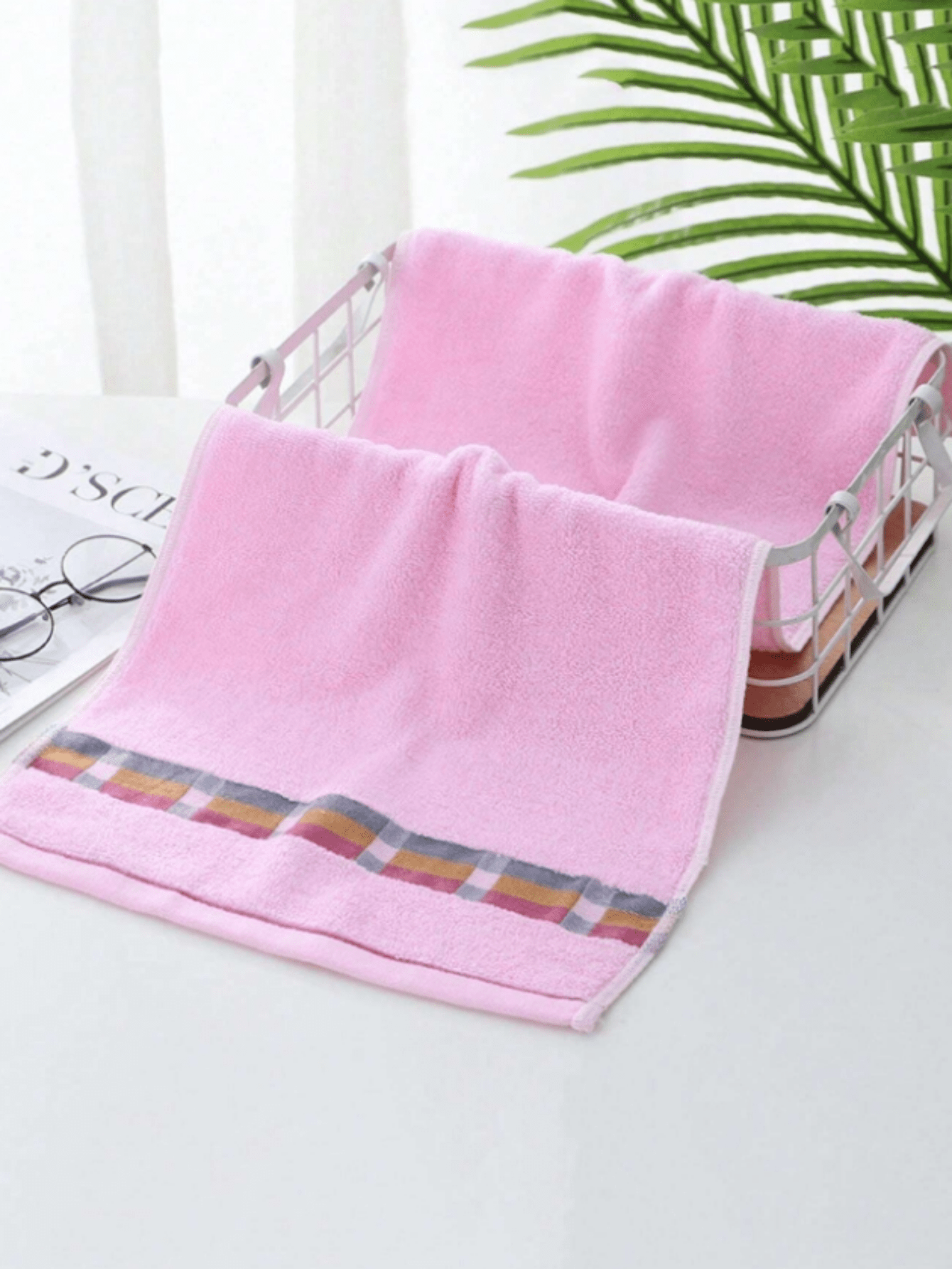 TrendsLuxury Hand Towel, 33cmX73cm, Suitable For Bathroom-Hotel-Spa-Kitchen-Gym, Strong Absorbency, Hotel Quality Towel