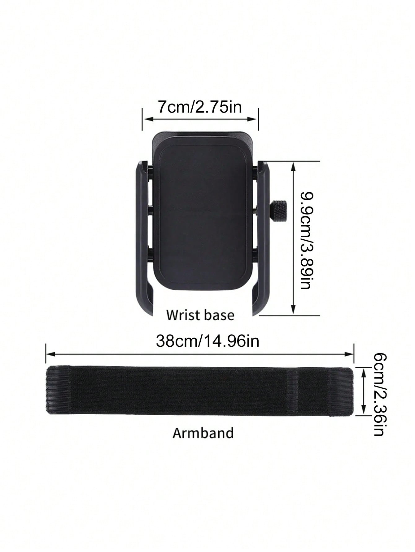 Cycling Sports Wristband Phone Holder For All 4-7 Inch Smartphones 360 Degree Rotating Phone Wristband Armband Holder Compatible With Iphone