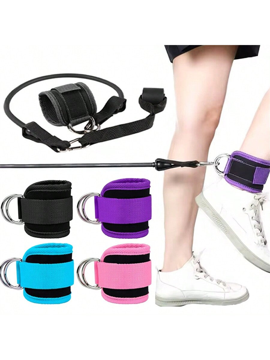 3Pcs Adjustable Ankle Straps Resistance Bands Set Home Fitness Gym Workouts Equipment Yoga Ankle Weight Leg Hip Strength Training Body-Building Accessories