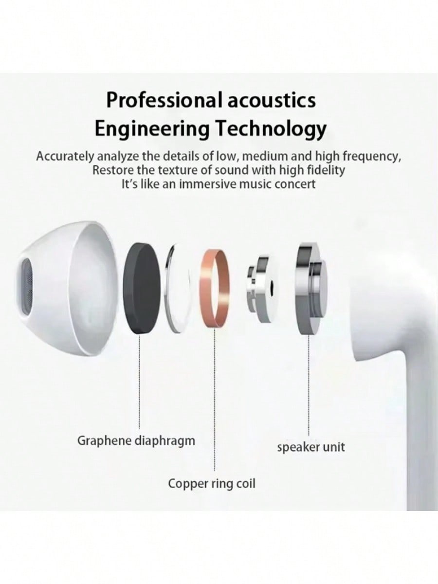 Pro 6 TWS Bluetooth Earphones Wireless Bluetooth Headset Noise Cancelling Earbuds With Mic Pro6 Wireless Headphones For All Smart Phone