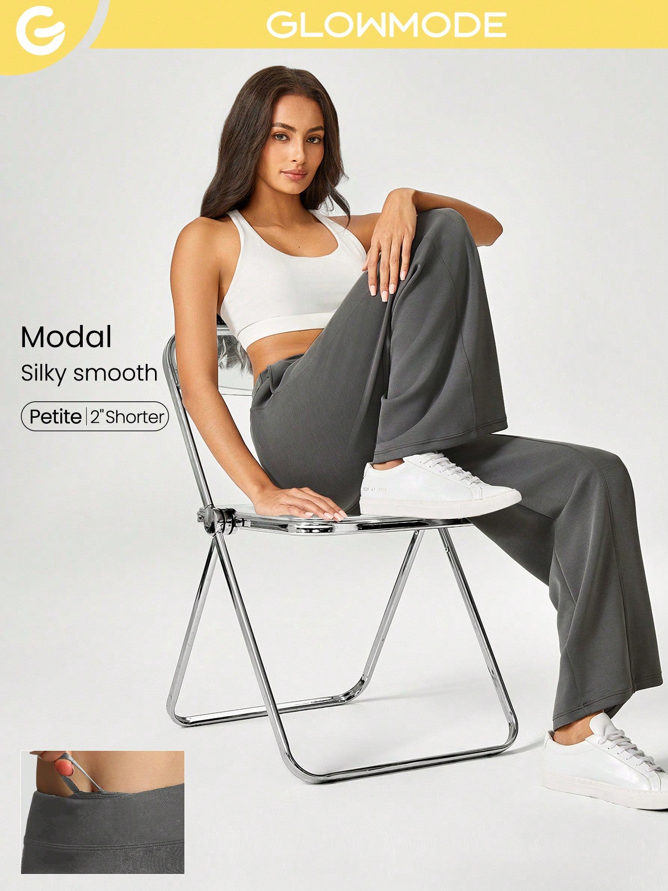 GLOWMODE Modal Silk Touch Relaxed Lounge Pants Fall