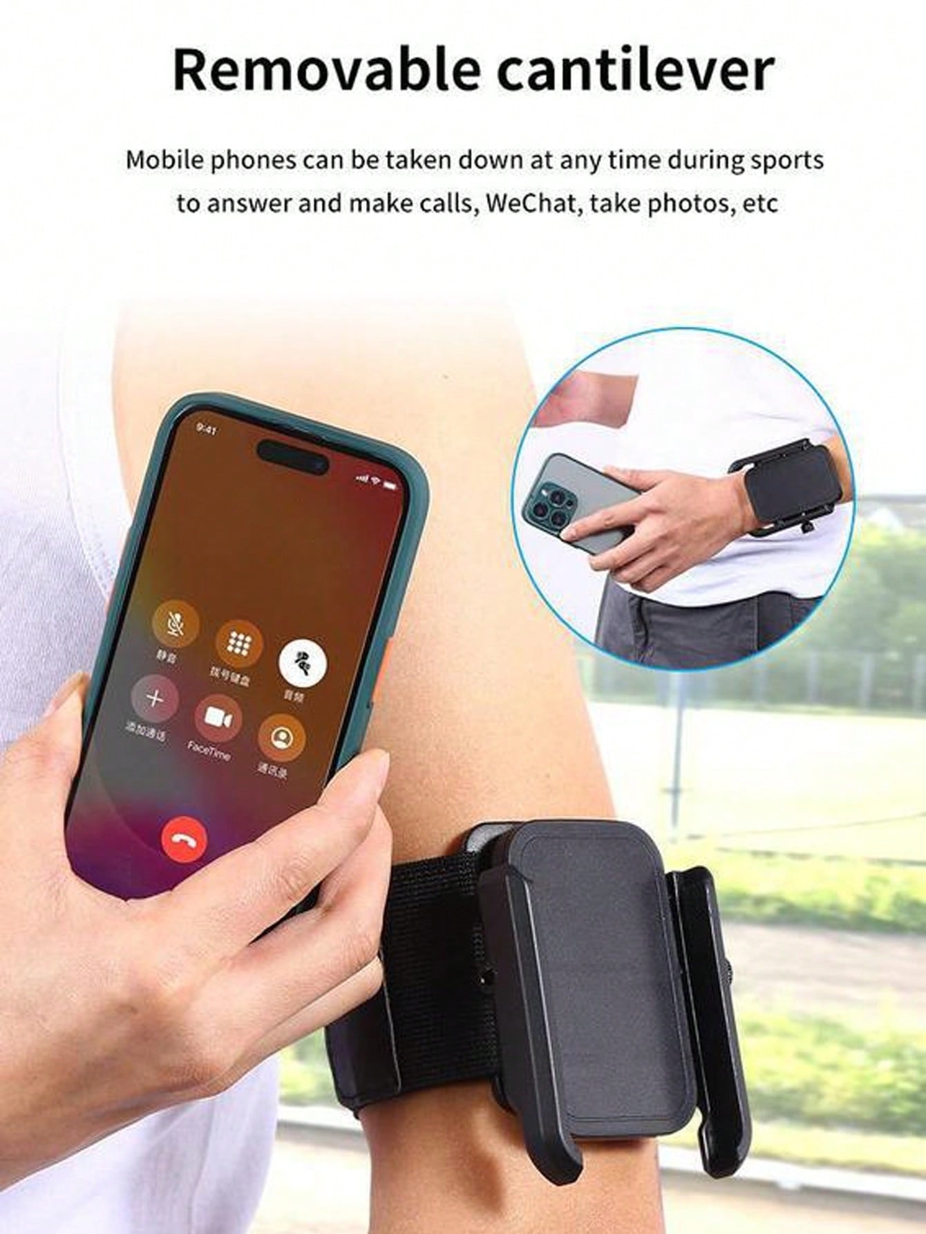 OIITH New Wrist Phone Holder Running Sports Arm Bag Navigation Universal Wrist Strap Holder Compatible With Iphone Redmi OPPO Vivo Honor Moto Galaxy Pixel