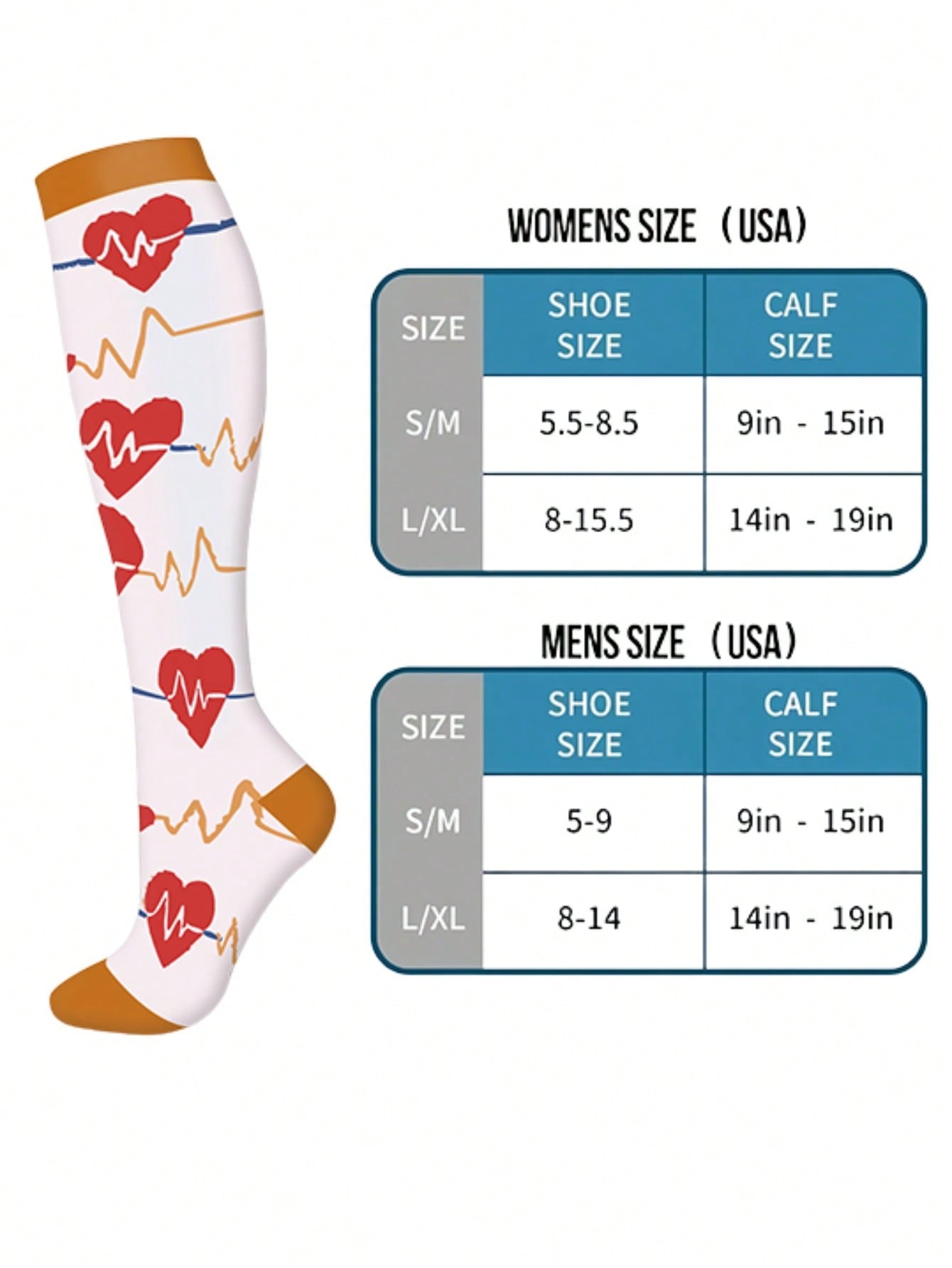 5 Pairs Women's Men's Athletic Socks Compression Socks Women's Men's Athletic Socks Cycling Adult Support Hose Circulation Running, Cycling, Hiking, Travel Socks