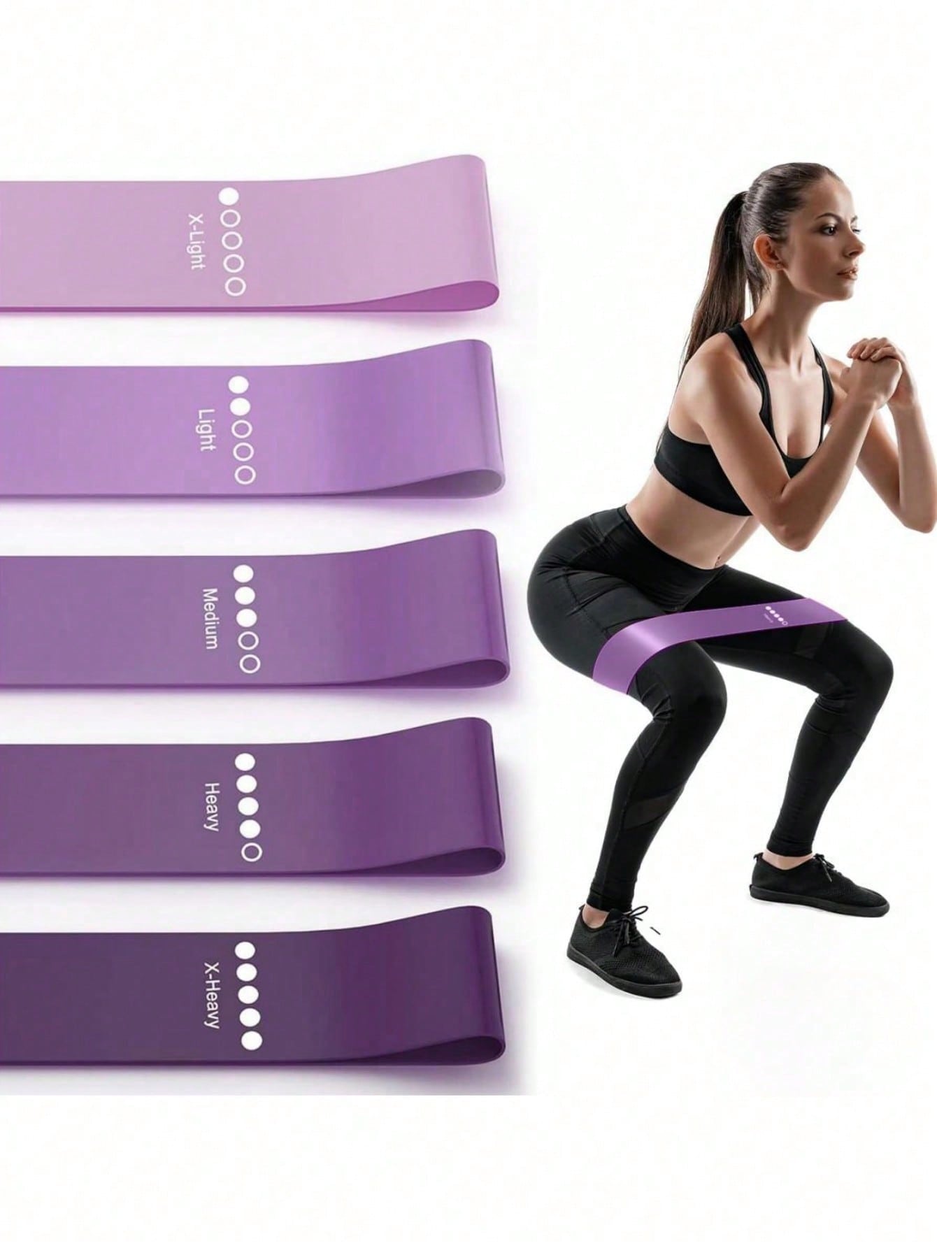 5pcs Yoga Workout Resistance Band