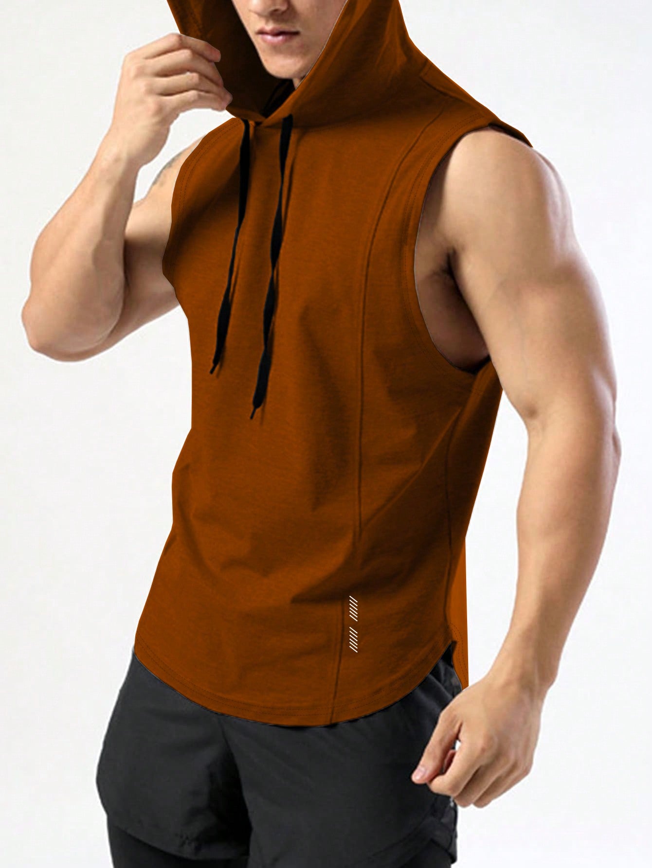 Manfinity Sport PWRUP Manfinity Sport PWRUP Boyfriend Style Men Drawstring Hooded Sports Tank Top Workout Tops Tank Top Packback To School Basketball Boyfriend Style Men Joggers Boyfriend Style Men Hoodies