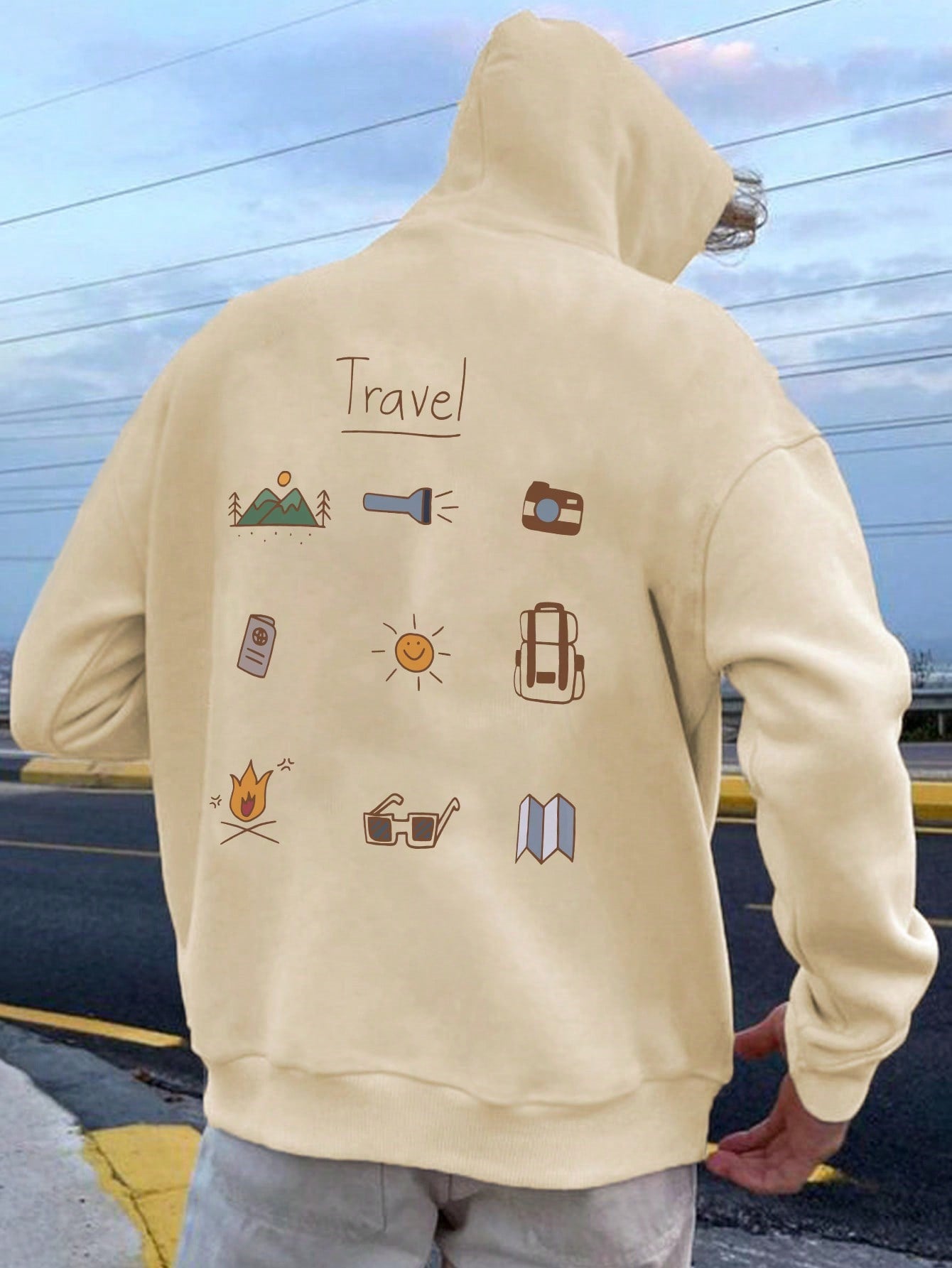 Men's Trendy Sports Letter Print Hoodie Sweatshirt | Perfectly Match Your Everyday Outfit